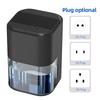 Dehumidifier for Home with Colorful Light 70oz Small Dehumidifier with Auto Shut Off Low Noise Sleep Mode Space