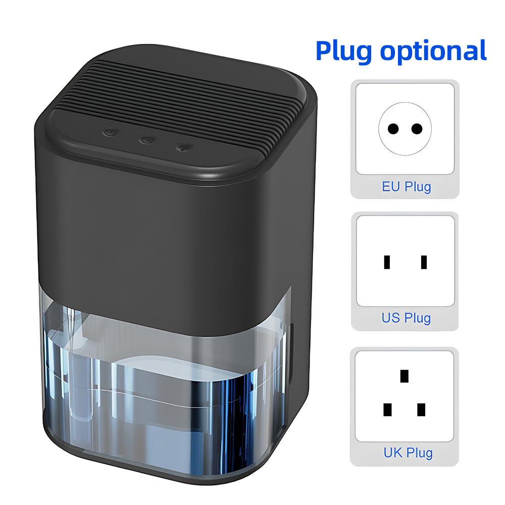 Dehumidifier for Home with Colorful Light 70oz Small Dehumidifier with Auto Shut Off Low Noise Sleep Mode Space
