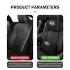 BBEI1 Car Styling Soft Suede Headrest Neck Support Seat Breathable Waist Pad Pillow Mat For KIA Cerato Proceed Venga Stonic Picanto