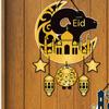 2025 Ramadan Dekoration Mubarak Dekoration Stern Mond Türschild Geeignet zum Aufhängen an Türen während Eid Heimdekorationen