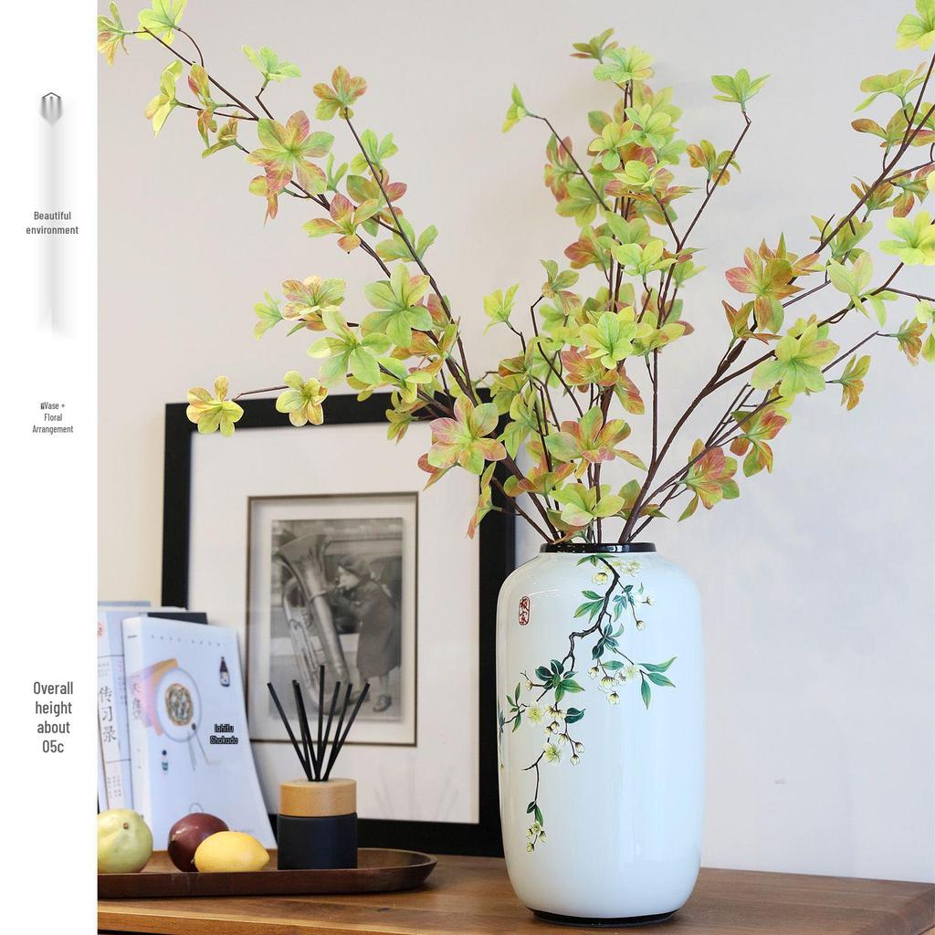 Antique-Style Chinese Ceramic Vase for Floral Display