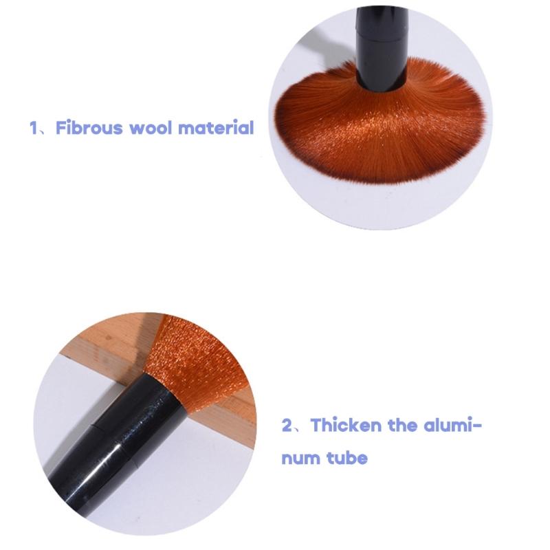 Cleaning Soft Brush for LP Vinyl Gramophone Vinyl Record Player Turntable Dust Brush Anti-Static Record Dust Remover