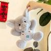 23cm New Style Backpack Elephant Plush Toy Small Decorative Animal Elephant Doll Birthday And Christmas Gift For Children
