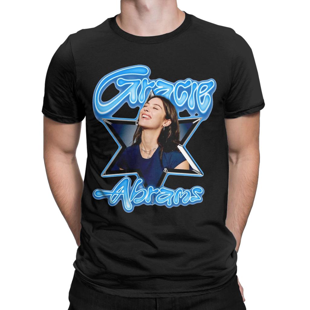 Gracie Abrams Men T Shirt  Novelty Tees Short Sleeve Crew Neck T-Shirt Pure Cotton Unique Clothes