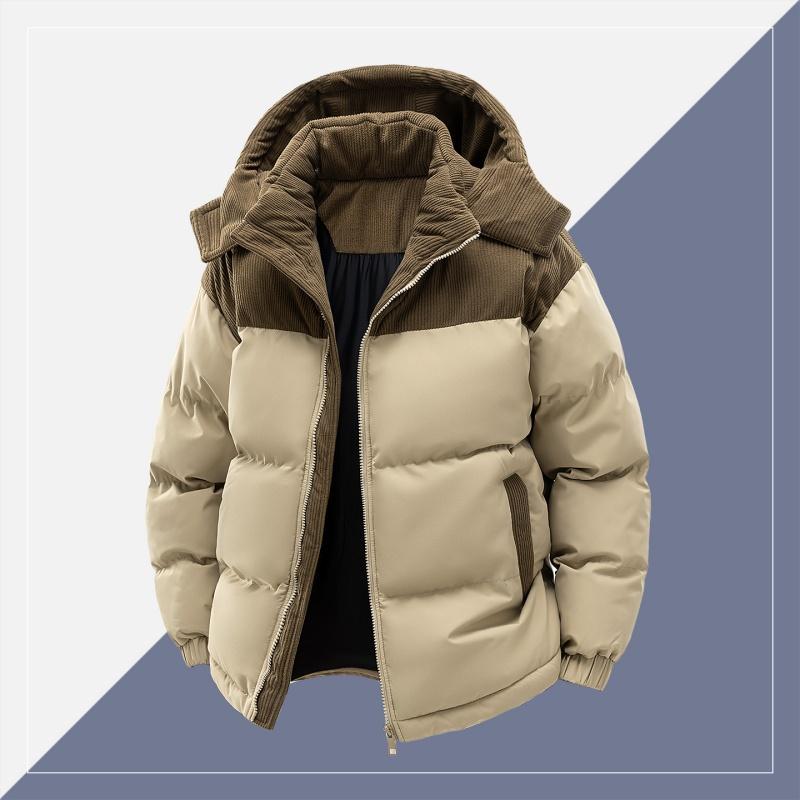 Abbigliamento Invernale Caldo per Coppie Uomo, Giacca in Cotone Larga e Casual, Vestiti Invernali Versatili, Giacca Pane e Cotone