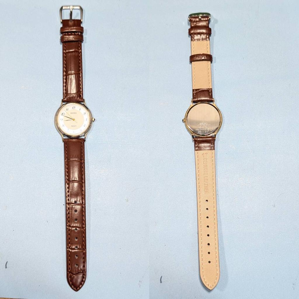 SEIKO Dolce Battery and Strap Working Men's Watch, Replaced, Condition, V-25
