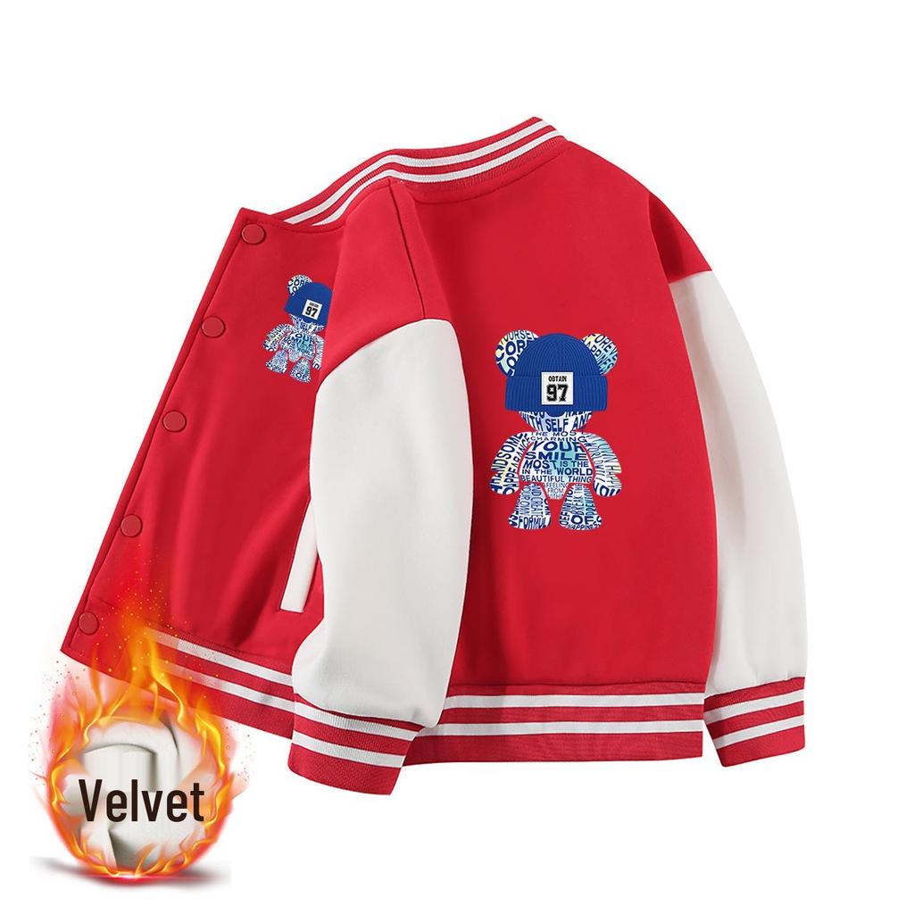 Neue amerikanische Baseballjacke für Jungen (Frühling & Herbst 2026)