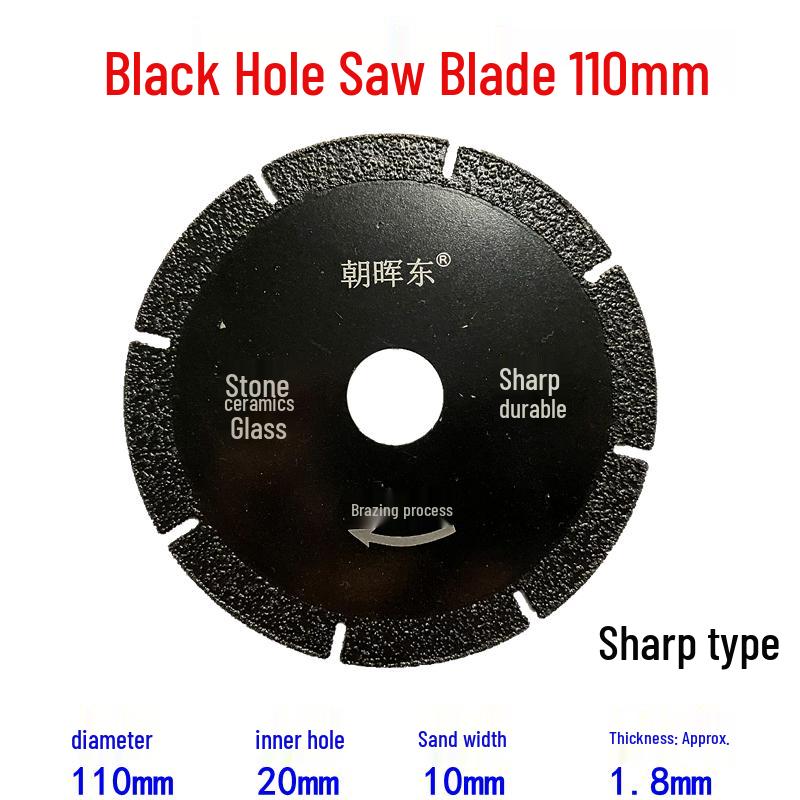 Brazed Diamond Saw Blade for Marble, Stone, Ceramic & Glass Cutting