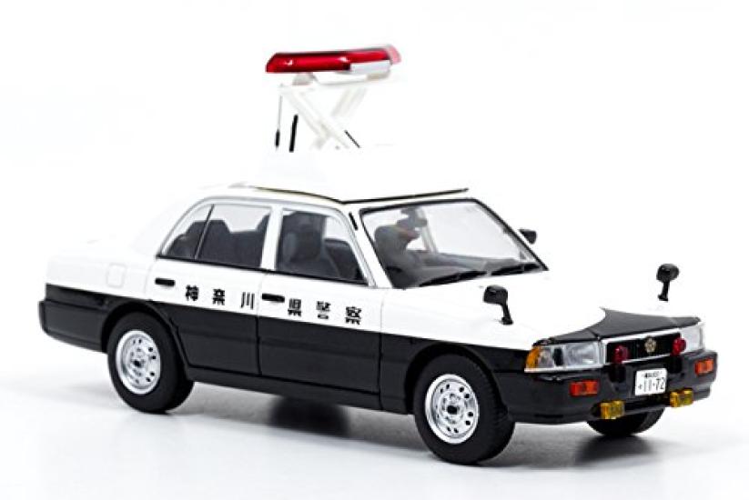Hiko seven Nissan Crew 1995 Prefekturální policejní stanice Kanagawa Policejní vozidlo UP Hotový produkt RAI'S 1/43 (Specifikace výtahu)