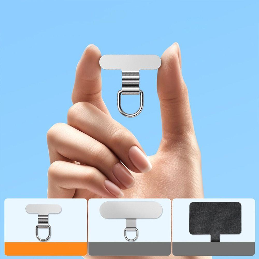 Metal Phone Lanyard Tab Ultra-thin Mobile Phone Lanyard Patch Strap Fixed Gasket for Mobile Phone