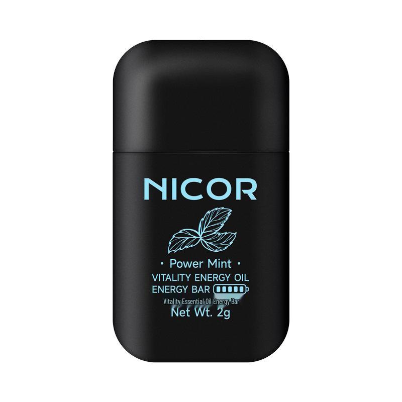 Nicor Vitality Energy Bars: Essential Oil Nasal Cooling for Alertness While Driving.