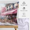 1pcs Landmark Buldings  Paris Pillowcase Square Bedroom Cushion Covers Zipper Living Soft Home Comfortable Decor 45x45cm