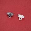 Sterling Silver S925 Tibetan Style Horizontal Tube Pendant Charm for DIY Jewelry