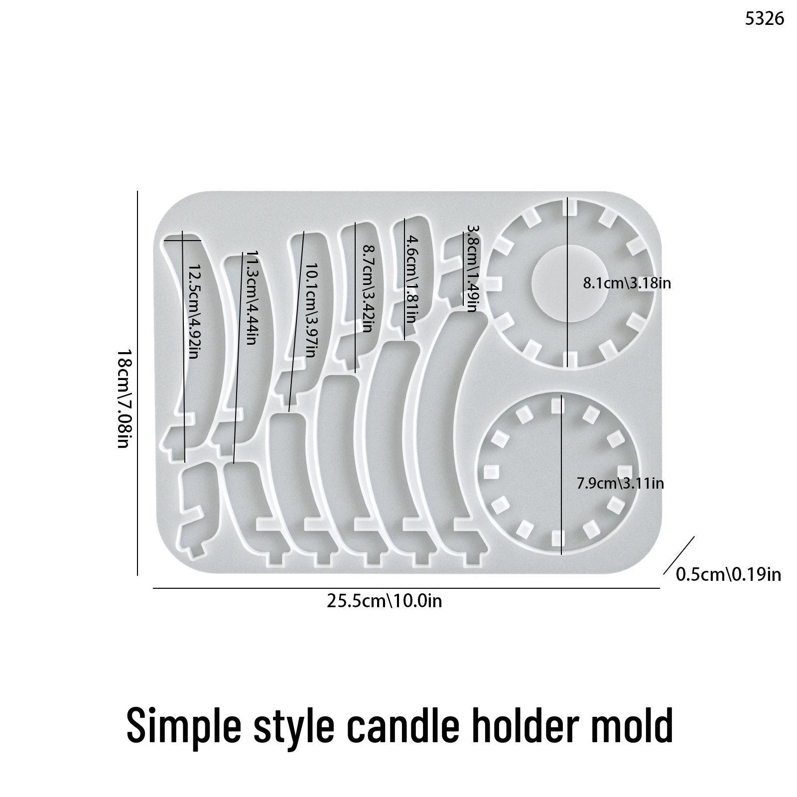 Poppy Patchwork Aroma Candle Holder Silicone Mold