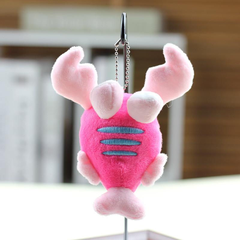 

Colorful Mini Plush Lobster Clip-on Toy Cozy Small Pp Cotton Stuffed Animal рожевий