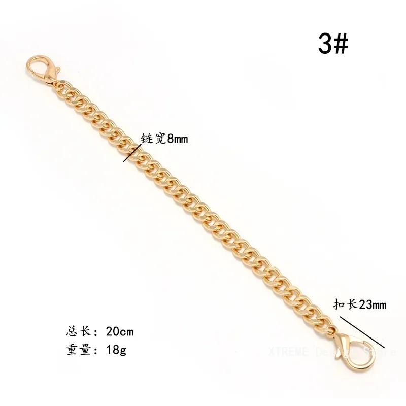 1pc Metal Cross-Body Purse Strap Extender,Handbag Shoulder Strap Extender,Bag Chain Accessory Charms