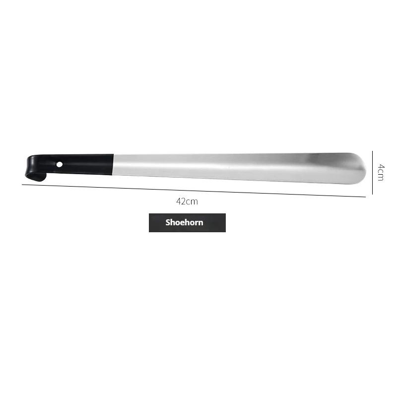 1Pcs Long handled Shoe horns 46cm plastics Shoehorn pregnant woman elderly Shoe spoon home-use Lazy people Shoe spatula