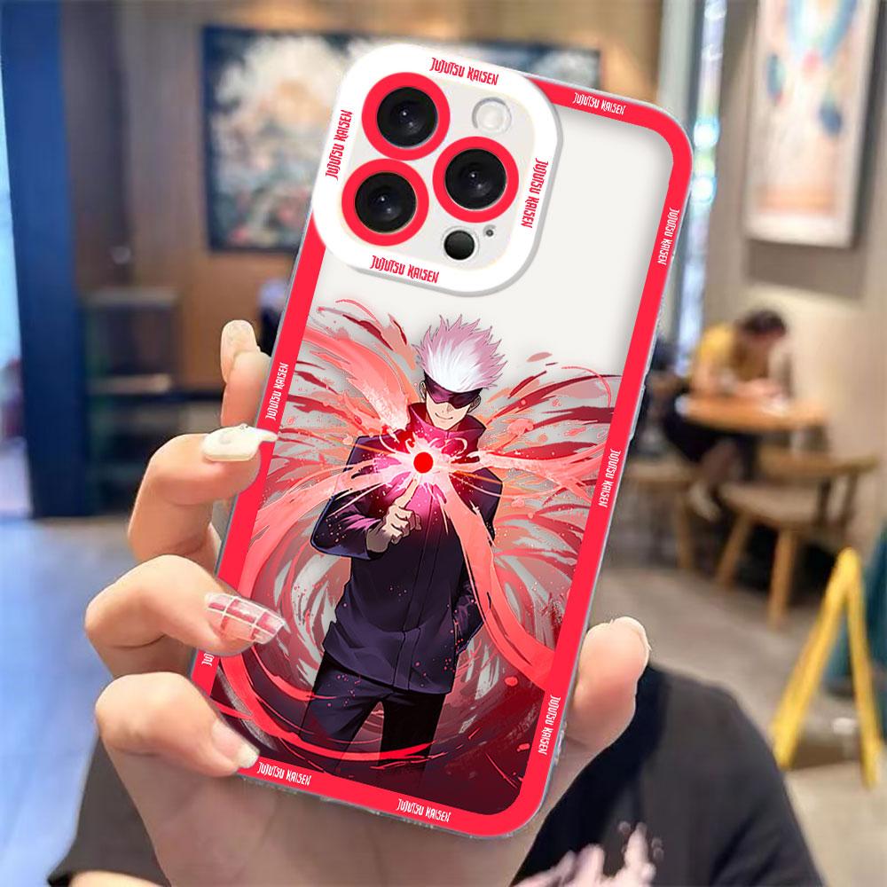

J-Jujutsu Kaisen G-Gojo Satoru Phone Case For VIVO S1 V20 V21 V21E V23 V23E V25 V27 V27E V29E V30 V40 V50 Y02 Y03 Clear Case VIVOV21E