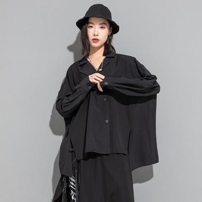 Autumn New Plus Size Women Loose Jacket Casual Shirt Oversize Basic Tops Tees Solid Fashion Coat