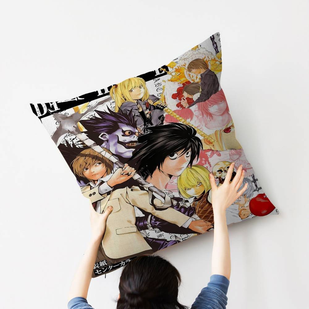 Anime D-Death Note Lucky Dragon Pillow Cover Sofa Cushion Cover Home Room Decoration Children Gift