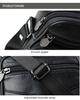2024 Genuine Leather Men's Crossbody Bag, Simple Single Shoulder Design, Top Layer Cowhide.