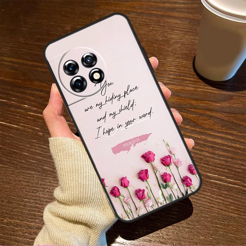 Christian Psalms For OnePlus Nord CE 5 2 3 4 Lite N20 N30 Case For OnePlus 15 R 13 12 11 8T 10T 13T 12R 13R