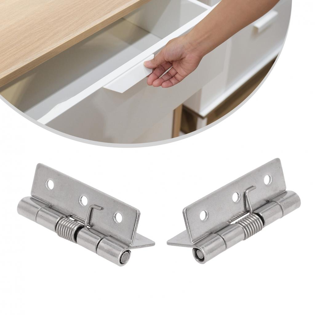2*Self-Closing Stainless Steel Spring Door Hinge Hardware 1/1.5/2/2.5/3/4Inch AU