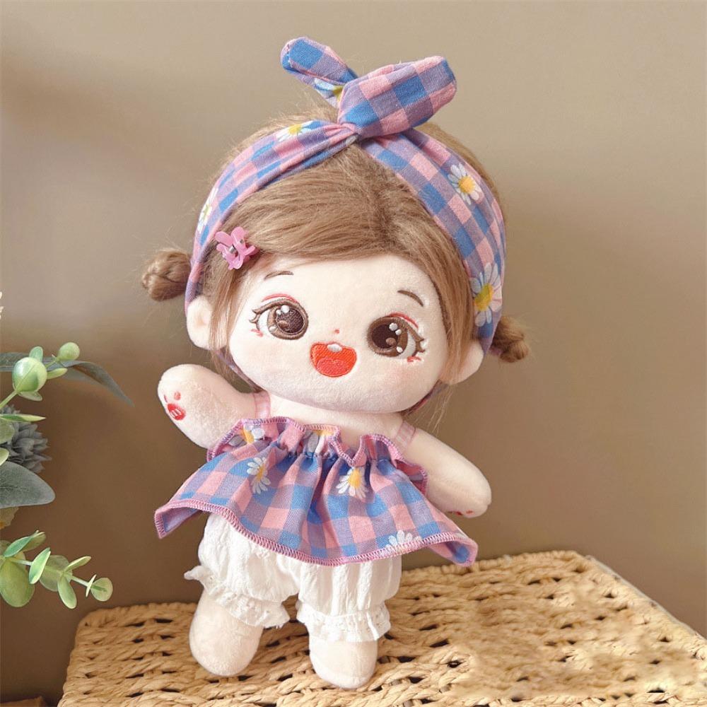 1 set Dress Up Star Doll Clothes Suit No Attributes Dolls Clothes  20cm Idol Cotton Doll
