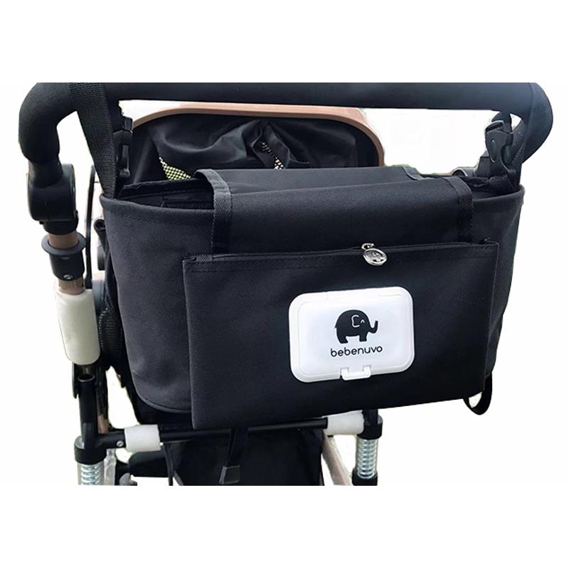 Waterproof Stroller Mummy Bag Baby Diaper Nappy Bag Baby Organizer Bag Travel Carriage Cart Basket Hook Stroller Accessories