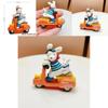 Resin Cartoon Dog Rabbit Miniature Ride Motorcycle For Desk Decor And Gift Giving