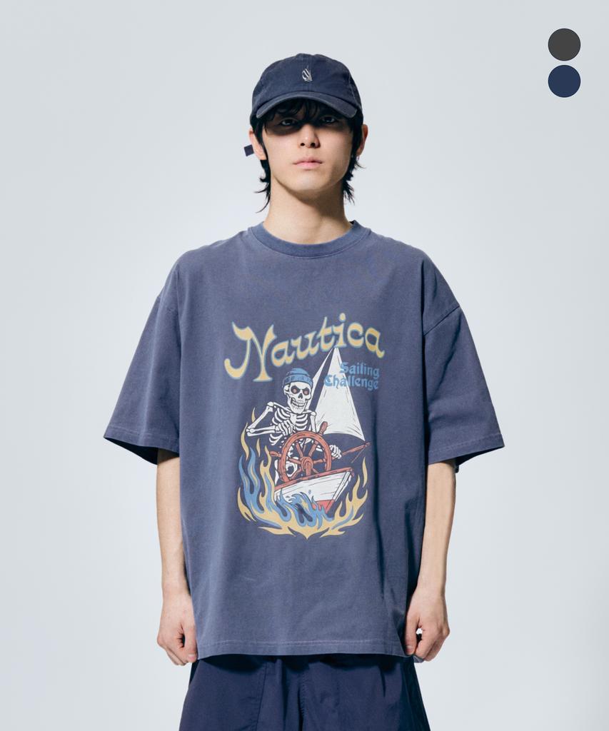 NAUTICA Marine Adventure T-Shirt (2 Colors) Nts5606