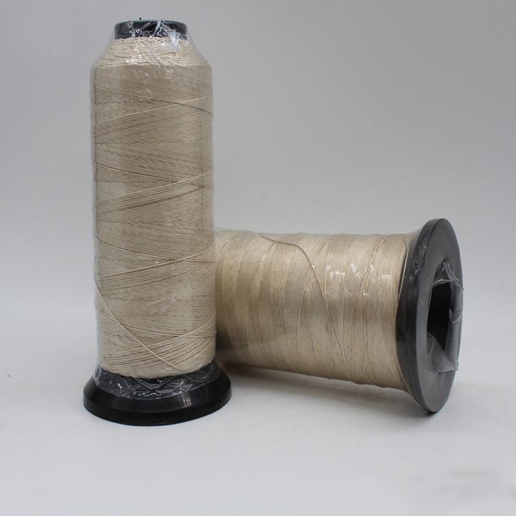 200g/ Reel Glass Fiber Thread High Temperature Resistant Flame Retardant Sewing Thread Beige, White 0.25mm Insulation Thread