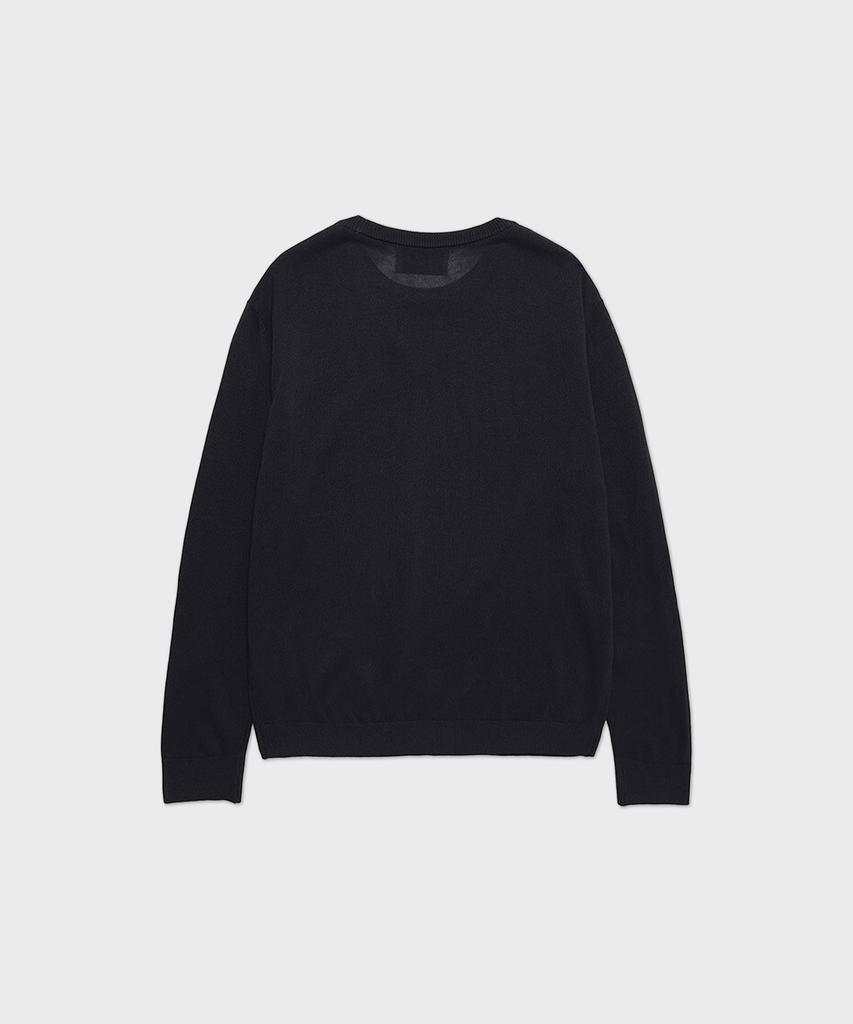 STCO Codigallery Lightweight Round Knit Navy (Regular Fit)_Cktva03Nsn