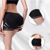 Padded Boxers Panties Mid Waist Lift Hip Solid Color Lace Panties Woman Supplies