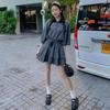 Fashion Suit Skirt Women's 2026 Summer New Polo Collar Short-sleeved Top + Thin Skirt Skirt Two-piece Set