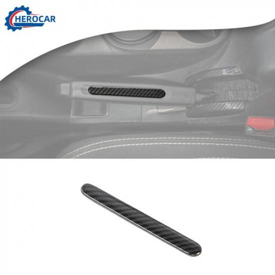 Carbon Fiber Handbrake Strip Cover Trim Decor For Jeep Wrangler JK 2011-2017