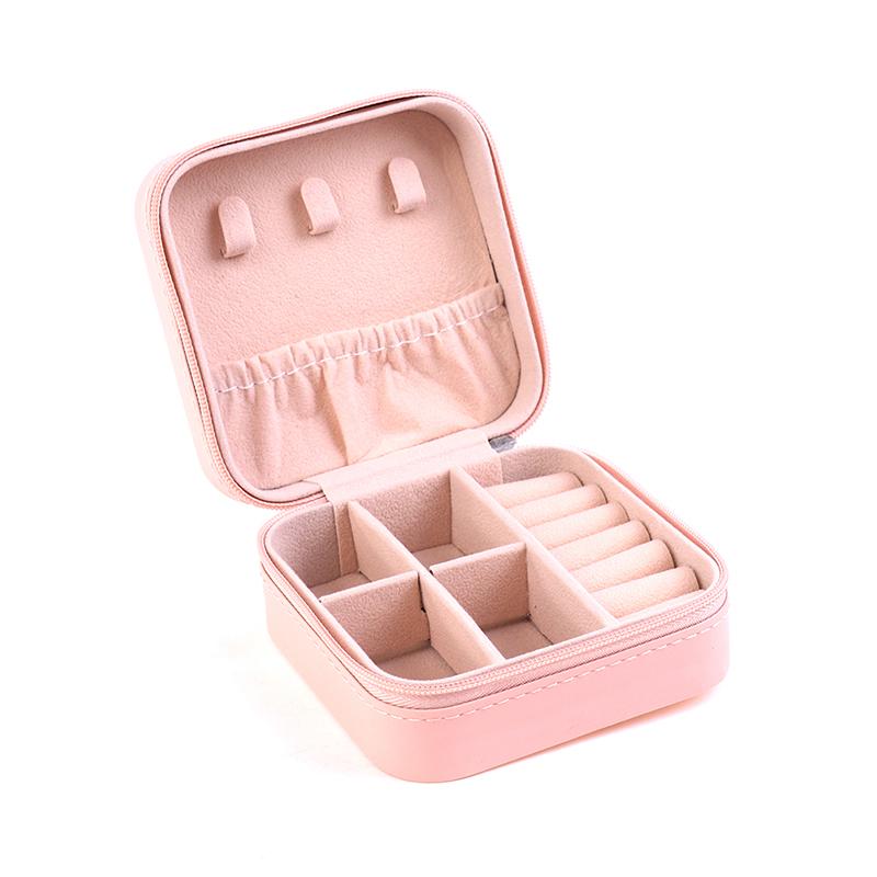 Candy Color Jewelry Organizer Display Storage Box Travel Earrings Necklace Ring Holder Jewelry Case Boxes