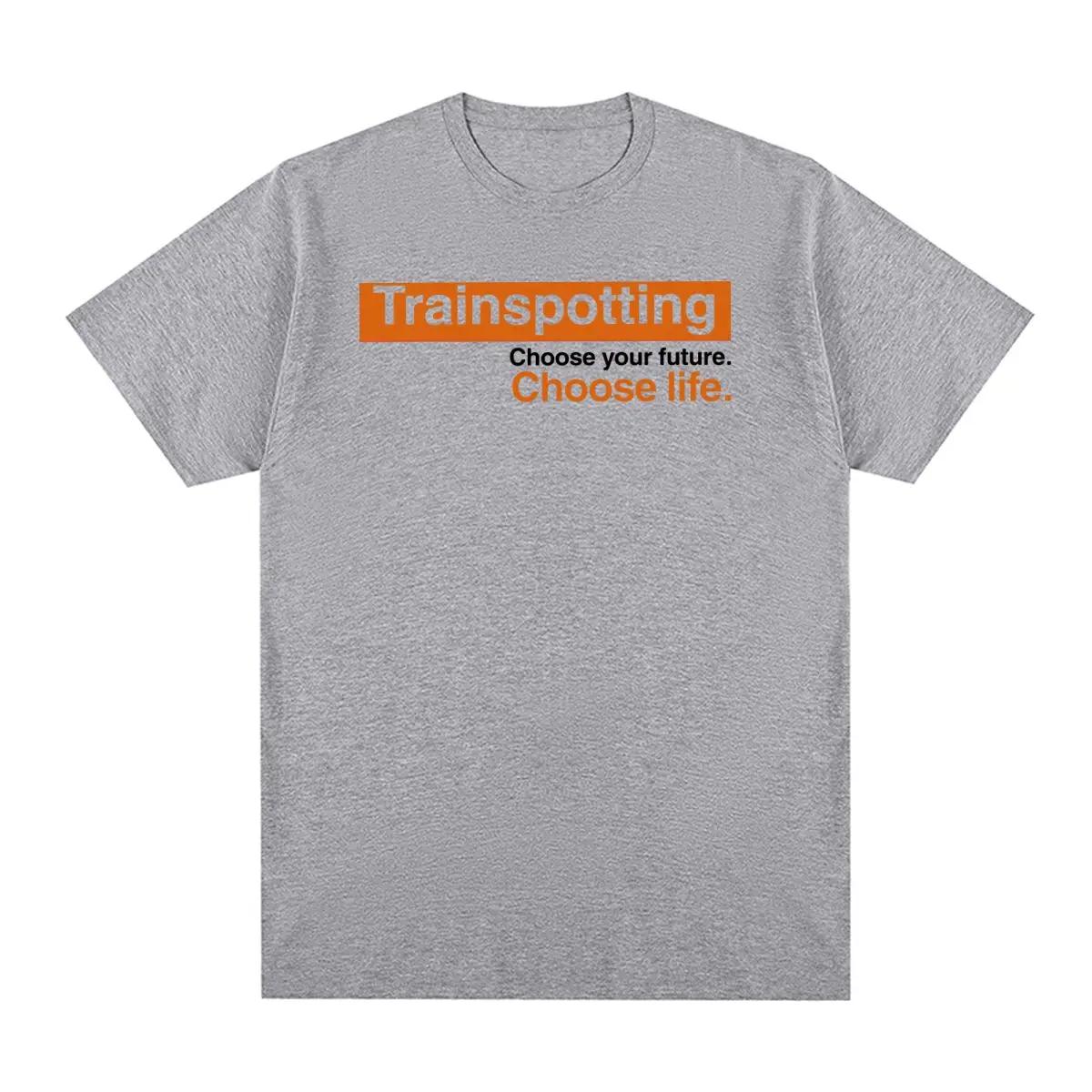 Винтажная футболка Trainspotting Фильм Выбери жизнь 90-е 80-е Хлопок Мужская футболка Новая Футболка Женская Мужская Майки 3XL