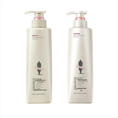 Adolph Brightening & Silky Shampoo & Youth Memory Shower Gel Combo