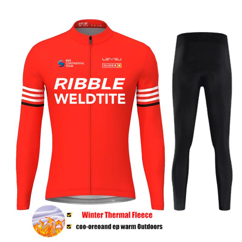 2026 Winter Cycling Clothing Thermal Fleece Bicycle Jersey Set Clothes Road Men's Bike Sports Uniforme Ropa Maílllot Ciclismo