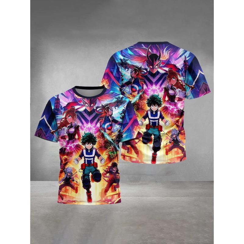 Children's Clothing Casual Comfortable Short Sleeve Fashion Cartoon Printed T-Shirts Boys