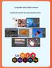 Tianmin G10 Digital Drawing Tablet: Connects to Mobile, Computer, Handwriting Tablet for Online Classes and Art.