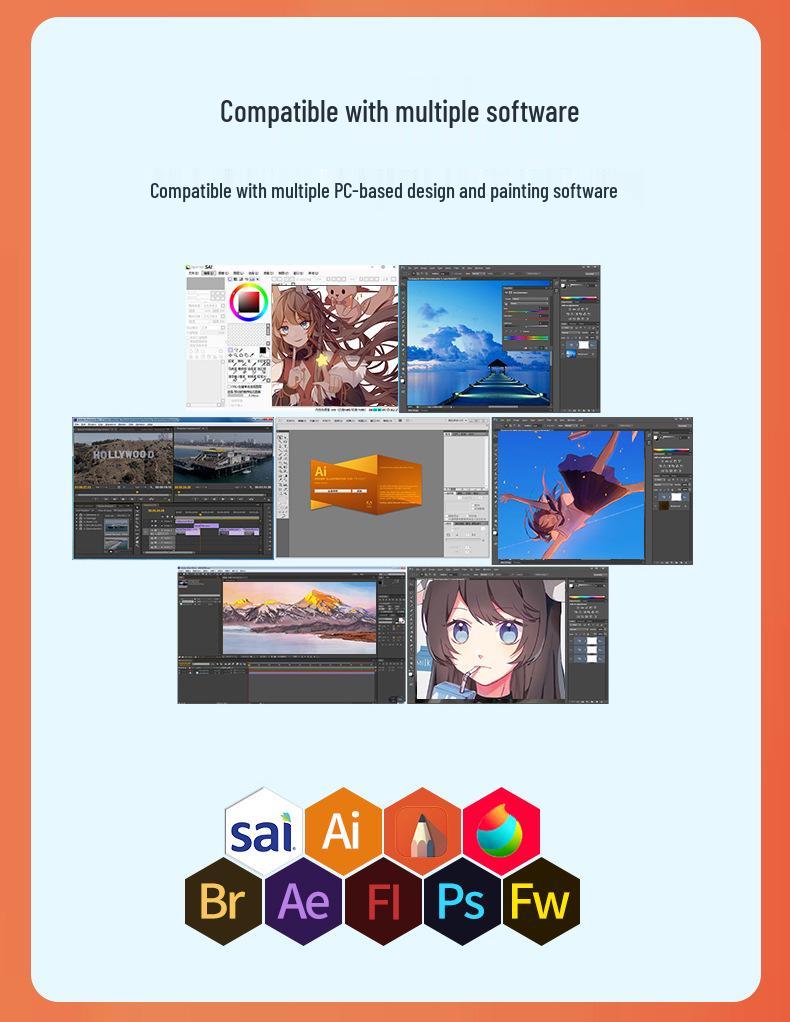 Tianmin G10 Digital Drawing Tablet: Connects to Mobile, Computer, Handwriting Tablet for Online Classes and Art.
