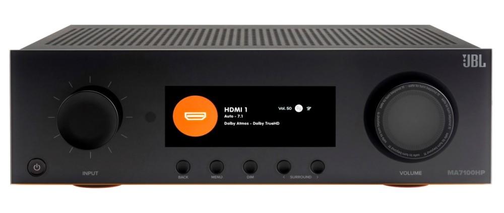 JBL MA7100HP SÍŤOVÝ 7.2 KANÁLOVÝ AV RECEIVER 125 W 8K Wi-Fi Bluetooth Dolby Atmos, JBL by HARMAN