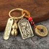 Zodiac Metal Fengshui Pendant Brass Gourd Brass Gourd Money Keychain  Gift