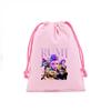 KPop Demon Hunters Storage Drawstring Bag Music Cartoon Party Cookies Candy Package Kids Gift Bags Print Cotton Key Pouch