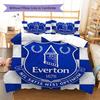 Everton F.C Pattern Bedding,Quilt Set Quilt Cover Pillowcase Home Birthday Gift(1 * duvet cover + 2 * pillowcase, without core)