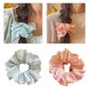 Elegant Hair Scrunchies for Women Large Double Layer Elastic Hair Scrunchy