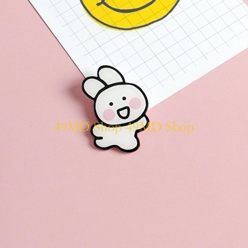 49MD Cartoon Pin Badge Lovely Acrylic Brooch Bag Decorations for Clothes Caps