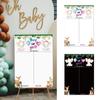 With Stickers Boy or Girl Poster Board Paper He or She Poster Board Baby Shower